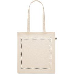 Bolsa Compra Reciclada/Natural con Asas Largas | Frontal | 300 x 300