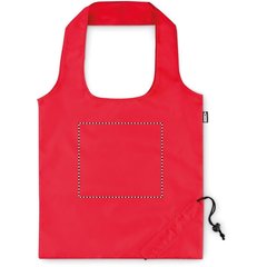 Bolsa Compra RPET Plegable con Cordón | Frontal | 201 x 180