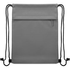 Bolsa con cordón y bolsillo frontal | Frontal Superior | 100 x 25