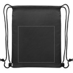 Bolsa con cordón y bolsillo frontal | Trasero | 240 x 240