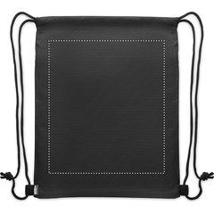Bolsa con cordón y bolsillo frontal | Trasero | 260 x 300