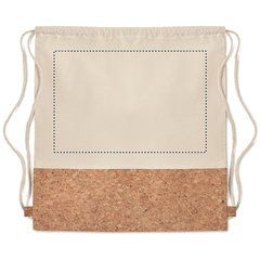 Bolsa cuerdas con parte inferior de corcho | Frontal | 300 x 200