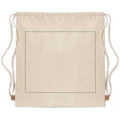 Bolsa cuerdas en yute y algodón | Trasero | 300 x 260