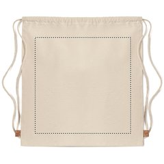 Bolsa cuerdas en yute y algodón | Trasero | 300 x 300