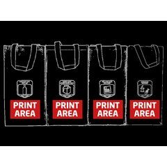 Bolsa eco de reciclaje con asas | Zona 1 | 160 x 100