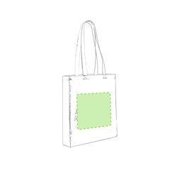 Bolsa Ecológica Algodón 140g/m2 8kg | Cara B centrado | 265 x 260