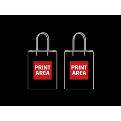 Bolsa Ecológica Kraft con Asas Cordón | Zona 1 (Dos Caras Diferentes) | 100 x 100