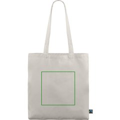 Bolsa fabricada en algodón Fairtrade | Frontal | 200 x 200