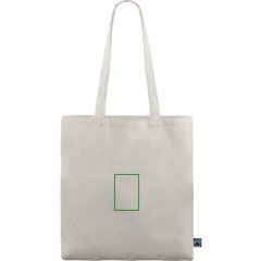 Bolsa fabricada en algodón Fairtrade | Frontal | 70 x 100