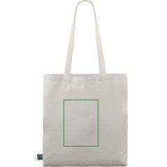 Bolsa fabricada en algodón Fairtrade | Trasera | 150 x 200