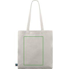 Bolsa fabricada en algodón Fairtrade | Trasera | 200 x 300