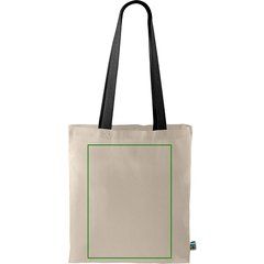 Bolsa Fairtrade asa de color | Frontal | 290 x 380