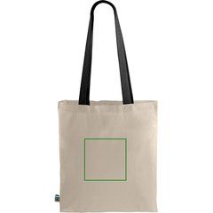 Bolsa Fairtrade asa de color | Trasera | 200 x 200