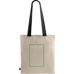 Bolsa Fairtrade asa de color | Trasera | 200 x 300