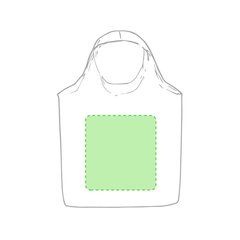 Bolsa feria algodón 100% con asas para hombro | Centrado cara A | 265 x 250