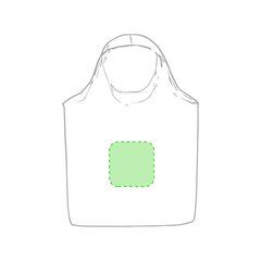 Bolsa feria algodón 100% con asas para hombro | Centrado cara B | 265 x 250