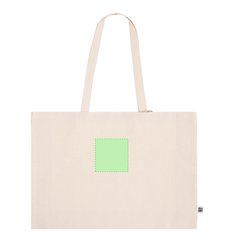 Bolsa con fuelle de algodón Fairtrade 10kg | Area 3 | 100 x 100