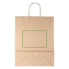 Bolsa Kraft 100gr Asa Rizada | Trasera | 200 x 140