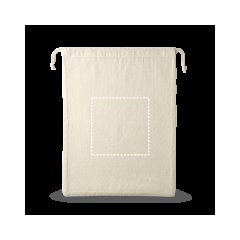 Bolsa Malla Algodón Cierre Cordón | Delantera | 150 x 150