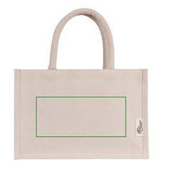 Bolsa mini de algodón reciclado 220 gr/m2 | Frontal | 200 x 90