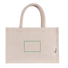 Bolsa mini de algodón reciclado 220 gr/m2 | Frontal | 95 x 60