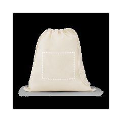 Bolsa mochila de algodón 140 g/m² | Posterior | 280 x 230