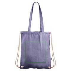 Bolsa mochila de algodón Fairtrade | Frontal | 200 x 200