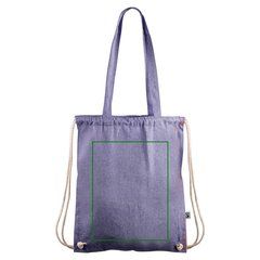 Bolsa mochila de algodón Fairtrade | Frontal | 200 x 280