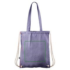 Bolsa mochila de algodón Fairtrade | Trasera | 200 x 200