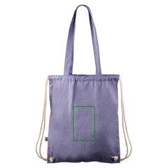 Bolsa mochila de algodón Fairtrade | Trasera | 95 x 140