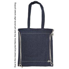 Bolsa Mochila de Algodón Reciclado | Frontal | 300 x 300