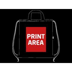 Bolsa mochila con cuerdas y asa | Zona 1 | 200 x 250