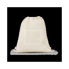Bolsa mochila orgánico 140g | Posterior | 280 x 230