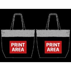 Bolsa Nevera de Algodón y Yute | Zona 2 (Dos Caras Iguales) | 0 x 0