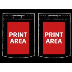 Bolsa Non Woven 80g Base Redonda | Bolsa centro (Dos Caras Diferentes) | 200 x 300