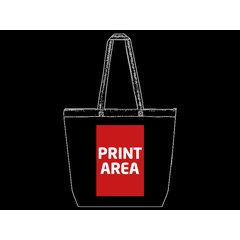 Bolsa Non Woven Amplia con Cremallera | Centro | 210 x 290