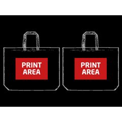 Bolsa Non Woven Asas Cortas | Bolsa centro (Dos Caras Diferentes) | 300 x 200