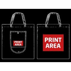 Bolsa Non Woven Plegable con Botón | DOS CARAS DIFERENTES | 0 x 0