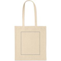 Bolsa de pana 220 gr con asas largas | EMBROIDERY | 230 x 280
