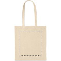 Bolsa de pana 220 gr con asas largas | Trasero | 260 x 300
