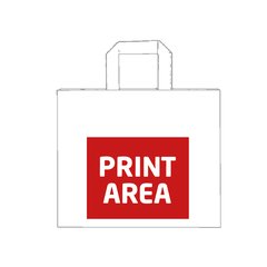 Bolsa Papel 32x27x21cm Asa Ancha | Centro | 250 x 160