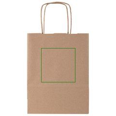 Bolsa Papel 90gr Asa Rizada | Frontal | 100 x 100