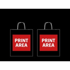 Bolsa Papel Boutique 28x33x10cm | Zona 2 (Dos Caras Diferentes) | 220 x 200