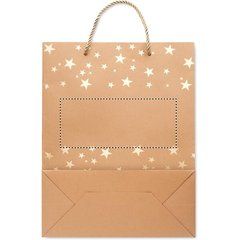 Bolsa de Papel Kraft Navideña | Trasero | 190 x 80