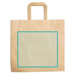 Bolsa de papel natural de 80g | ZONA1 | 220 x 195