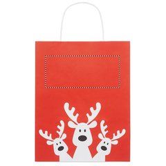 Bolsa papel pequeña navideña | Trasero | 140 x 60