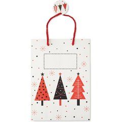 Bolsa de papel regalo mediana con etiqueta | Trasero | 120 x 55
