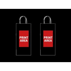 Bolsa de Papel Torre 18x39x8 cm | Zona 1 (Dos Caras Iguales) | 115 x 200