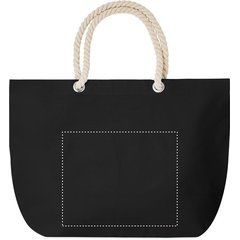 Bolsa Playa Algodón Asas Cuerda | SIDE 1 EMBROIDERY | 280 x 230