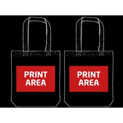 Bolsa Plegable Algodón con Bolsillo Interior | Zona 2 (Dos Caras Iguales) | 200 x 300